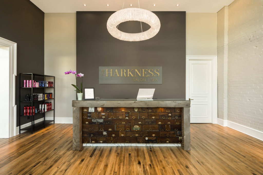 front desk from front door