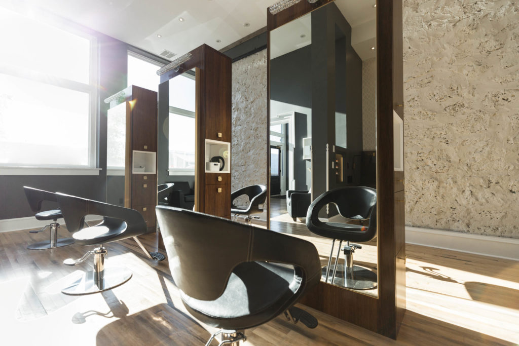 hair stations with sun